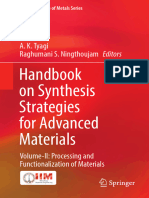 2022 - Handbook On Synthesis Strategies For Advanced Materials - Processing and Functionalization of Materials