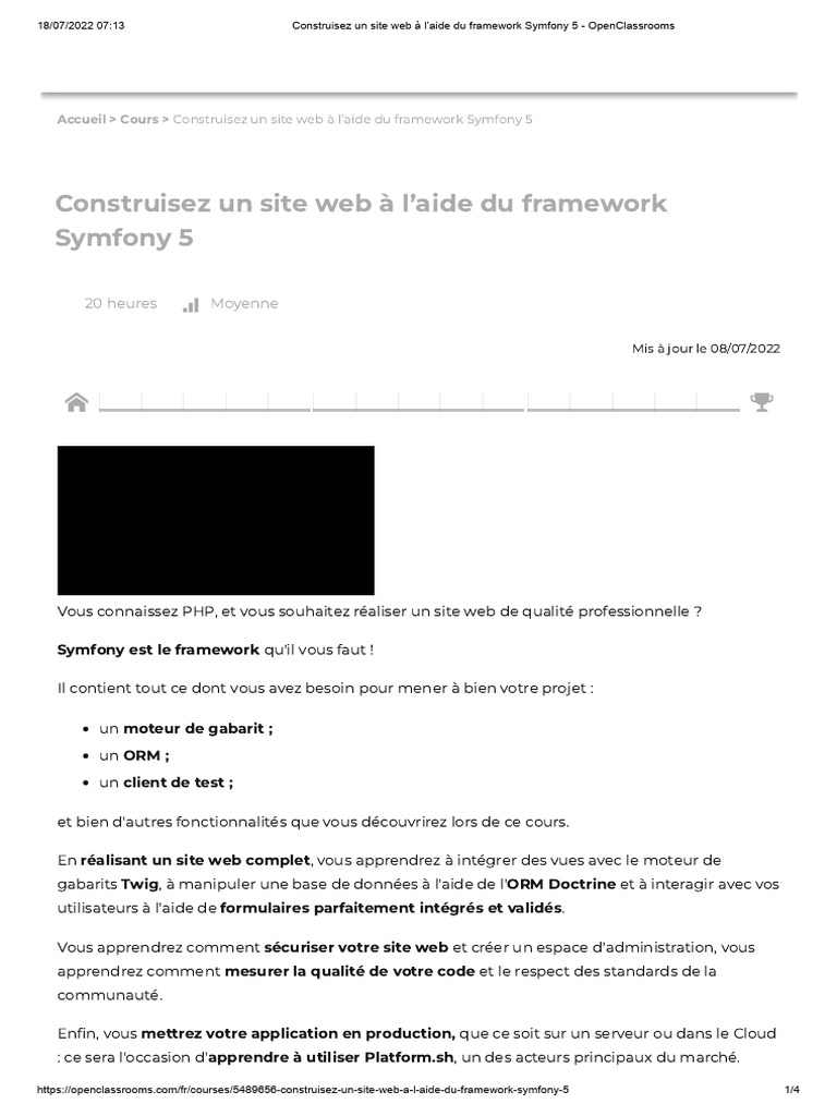 1 Construisez Un Site Web À L'aide Du Framework Symfony 5 ...