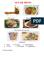 Daftar Menu