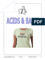 BOOKLET - Chemsheets A2 009 (Acids - Bases)