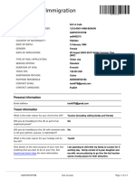 UK Visas & Immigration: Personal Information