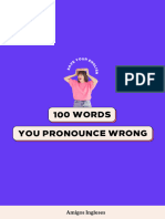 100 Palabras Que Pronuncias Mal en Inglés