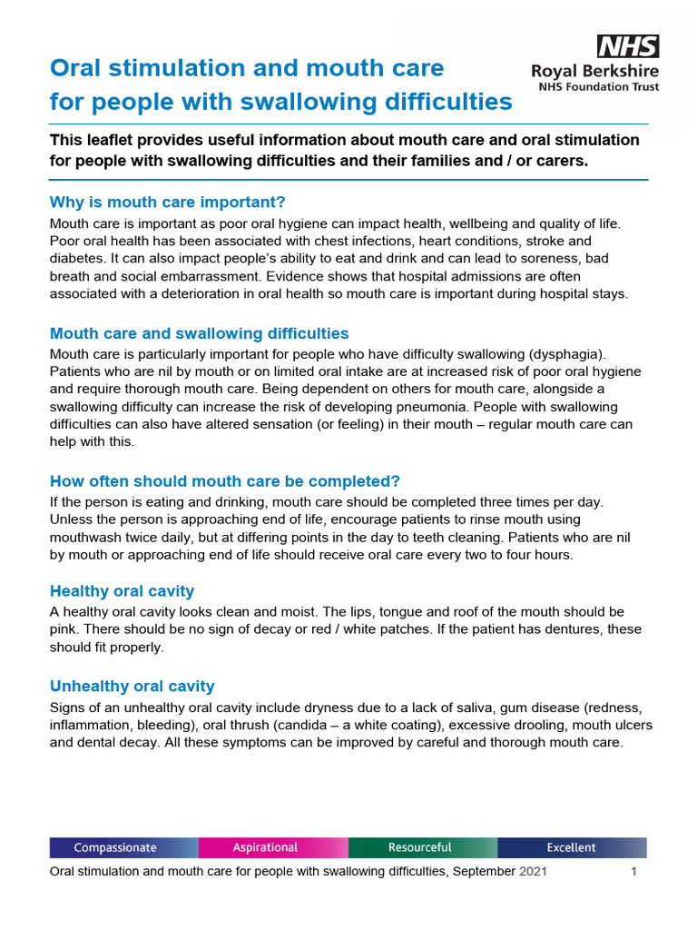 Mouth Care For Dysphagia Sep21 PDF