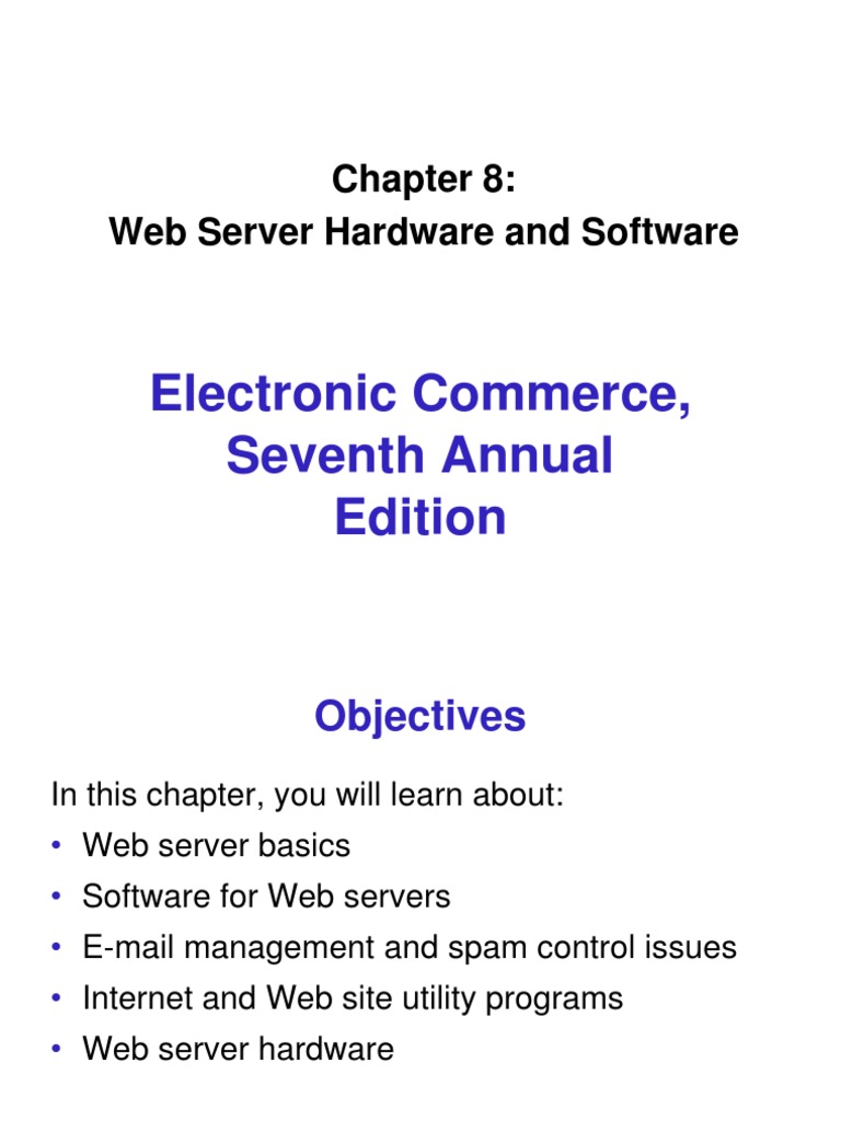 Web Server Hardware & Software Guide | PDF