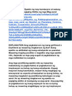 Pagpapakita NG Epekto NG May Karelasyon at Walang Karelasyon Sa Pagiging Aktibo NG Mga Mag-Aaral