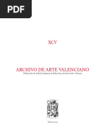 XCV ARCHIVO de ARTE VALENCIANO. Publicación de La Real Academia de Bellas Artes de San Carlos. Valencia