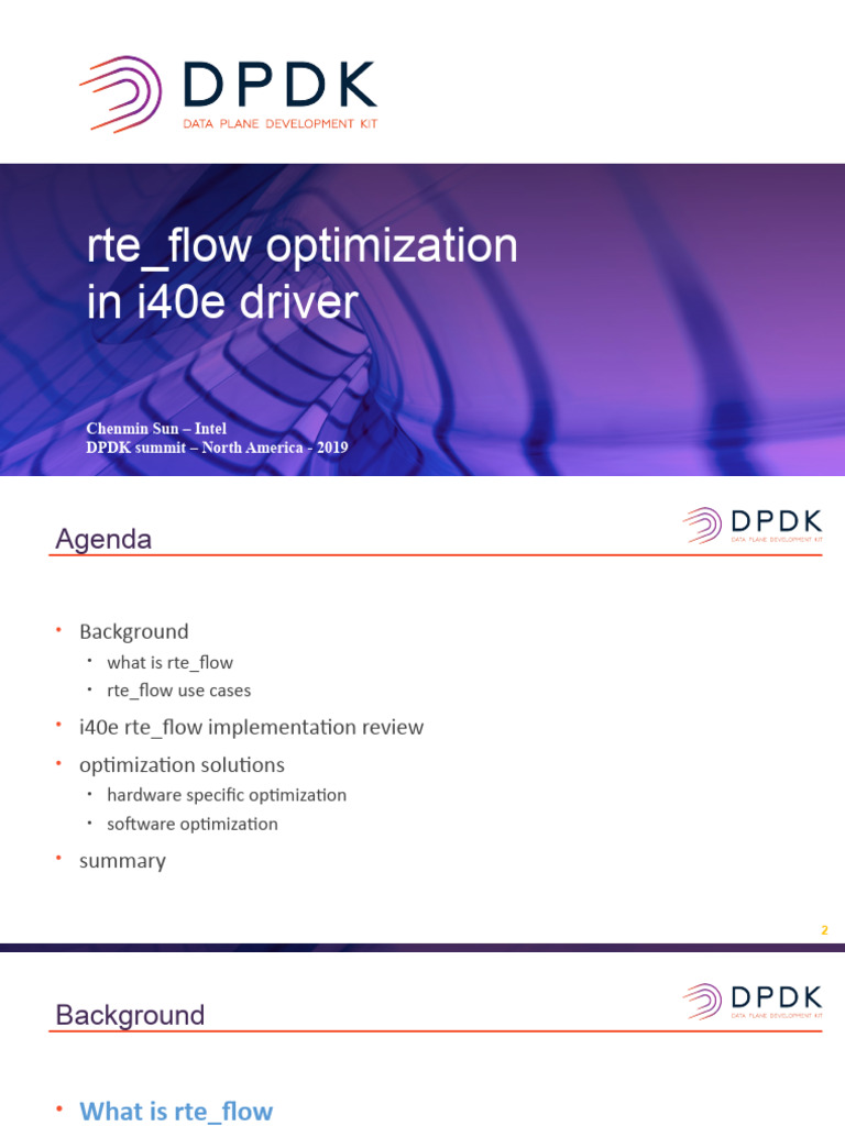 RTE Flow Optimization for i40e | PDF | Computers