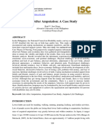 Life After Amputation: A Case Study: Rvsandiego@aup - Edu.ph