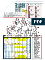 Clothes Word Search Crosswords