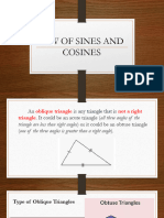 Law of Sine and Cosine