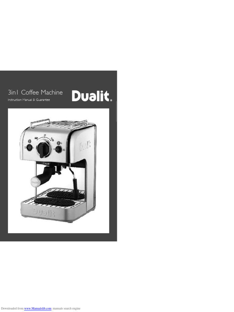 3 in 1 Coffee Machine PDF