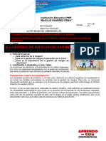 Gestion de Riesgos de Desastres 3°a