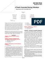 Behavior of Fresh Concrete During Vibration: ACI 309.1R-93