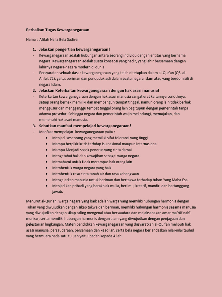 Urgensi kewarganegaraan perbaikan pdf
