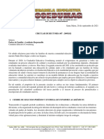 Circular No. 007 Prematricula 2021-2022