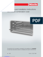 Operating and Installation Instructions Microwave Combination Oven