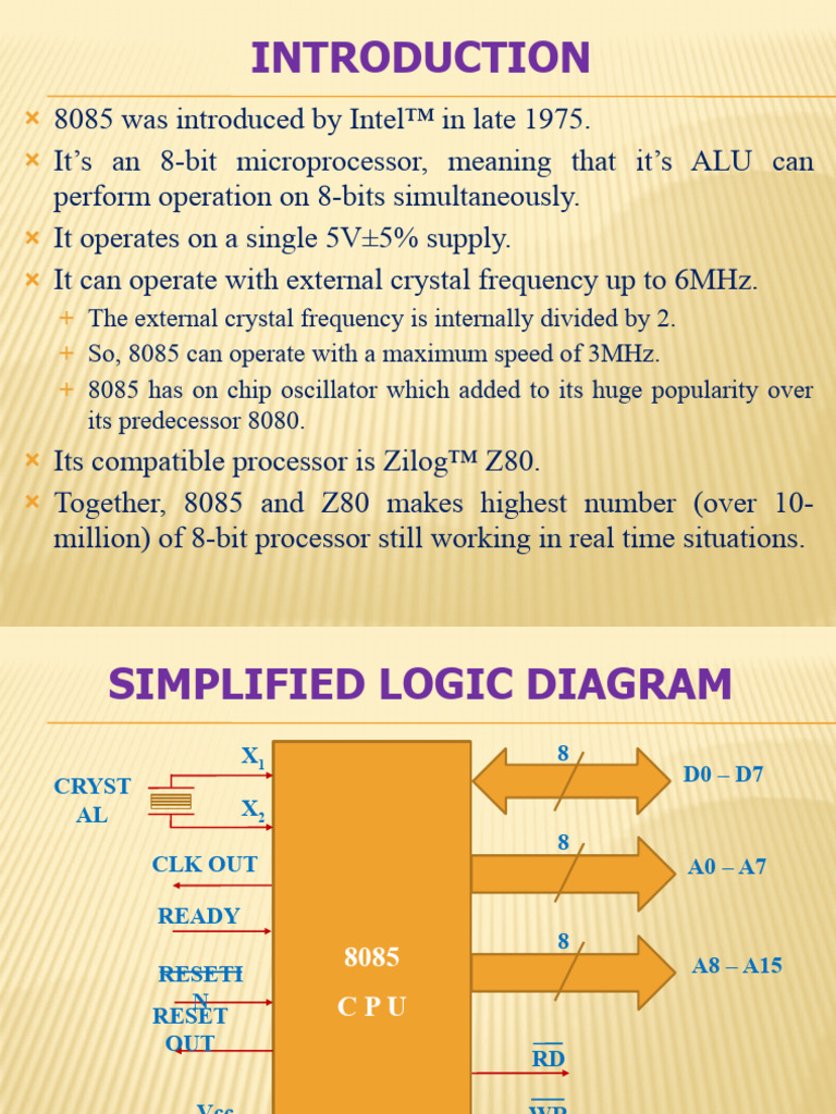 01 Logic Diag - Simplified Arch | PDF | Computer Architecture ...
