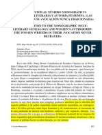 GARCERÁ, Fran (2020). “Genealogía literaria y autoría femenina” en CAUCE. Revista Internacional de Filología, Comunicación y sus Didácticas, nº 43.