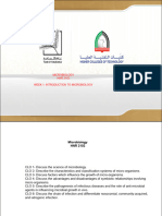 Week 1 - Introduction To Microbiology 1