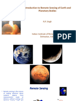 Introduction To Remote Sensing of Earth and Planetary Bodies by Dr. R P Singh