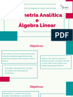 Apresentação. Geometria Analítica e Álgebra Linear