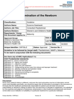 Examination of The Newborn