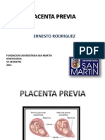 Placenta Previa.