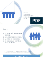 Tema 1. ECONOMÍA 1° bach