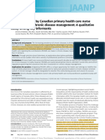 Challenges Faced by Canadian Primary Health Care Nurse Practitioners in Chronic Disease Management: A Qualitative Study Among Key Informants