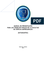 Manual de Presentación de Trabajos FCE-alumnos