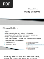 3 Files and Folders