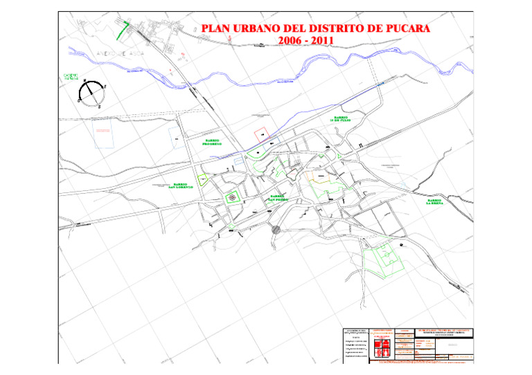 Mapa Urbano do Distrito de Pucará | PDF