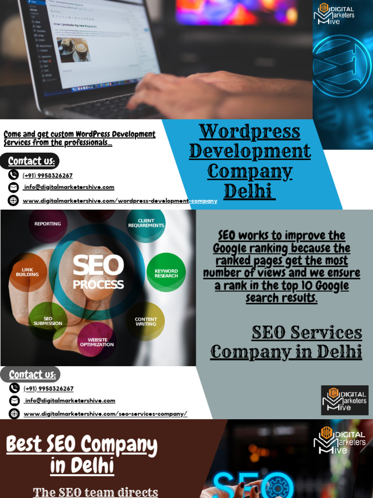 Wordpress Development Company Delhi: Contact Us | PDF | Business