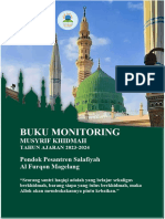 Buku Kendali Musyrif khidmah