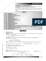 Sequence & Progression: Mathematics