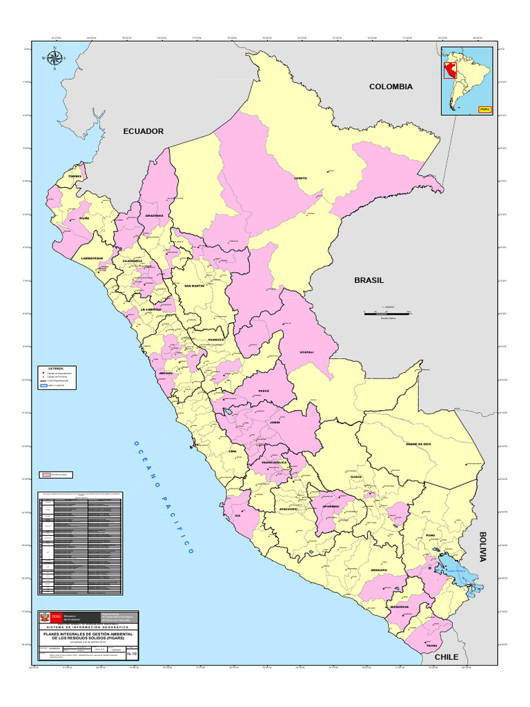Mapa de Picota y PIGARS Aprobados | PDF
