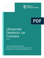 Tarea - Resumen Ultrasonido Obstétrico 1er Trimestre
