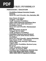 Download ARTIKEL PENDIDIKAN by To Ny SN67406652 doc pdf