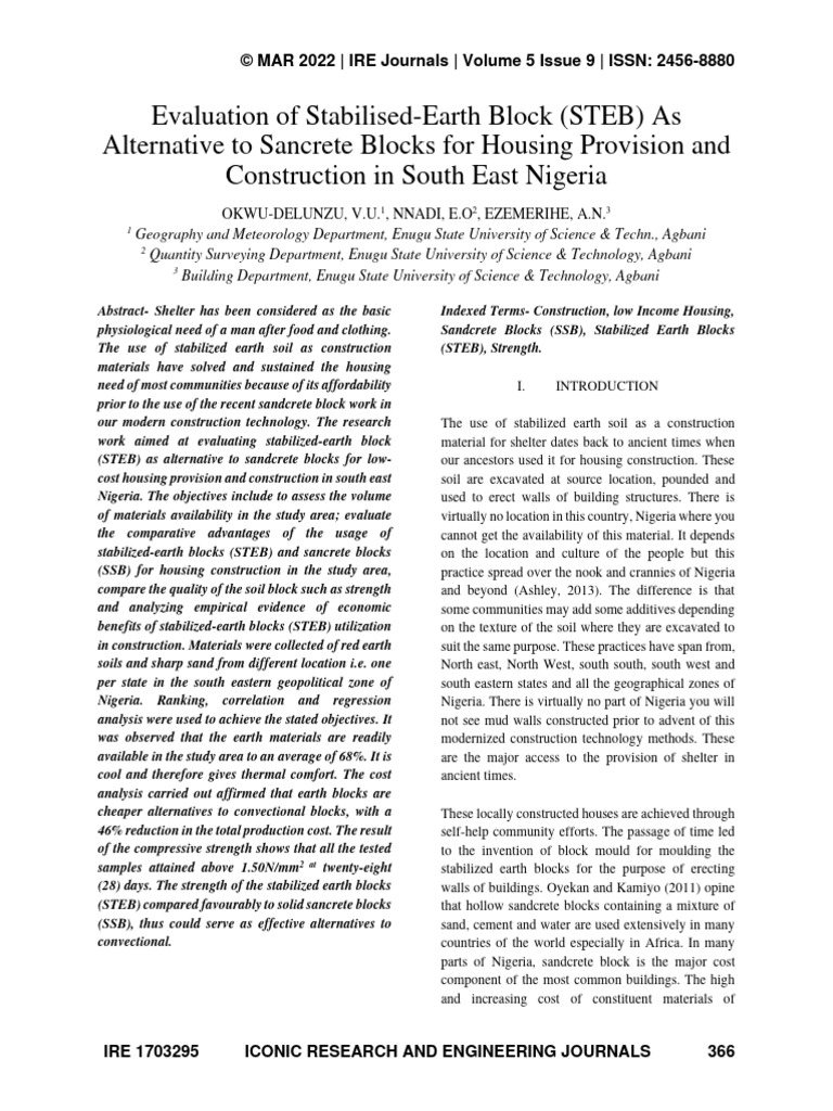 evaluation-of-stabilised-earth-block-steb-as-alternative-to-sancrete