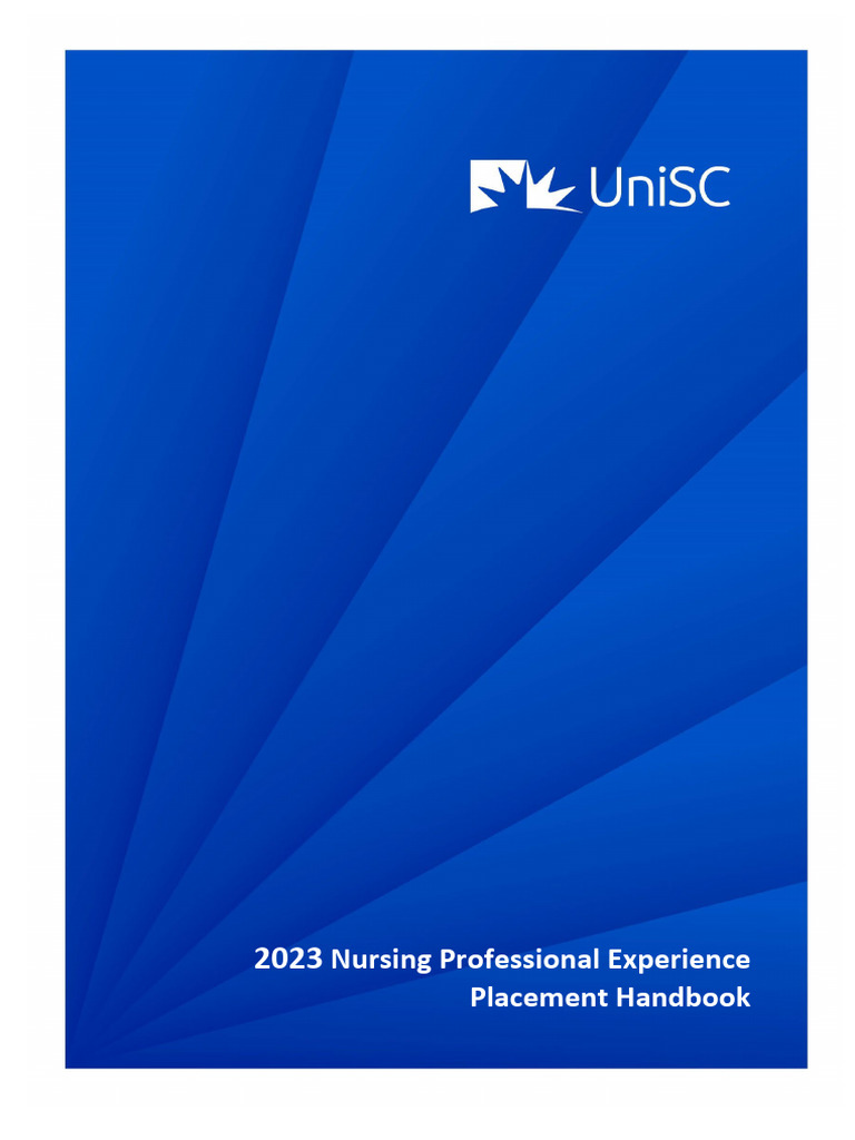 UniSC Nursing Placement Handbook 2023 | PDF | Career & Growth