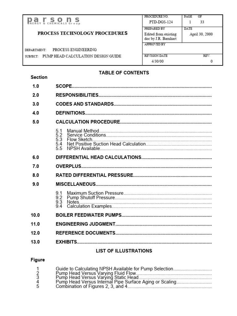 Pump Head Calculation Design Guide PDF Free PDF Pump Boiler