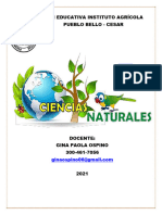 Guia de Aprendizaje Naturales Septimo Grado I.E Agricola 2021. (1697)