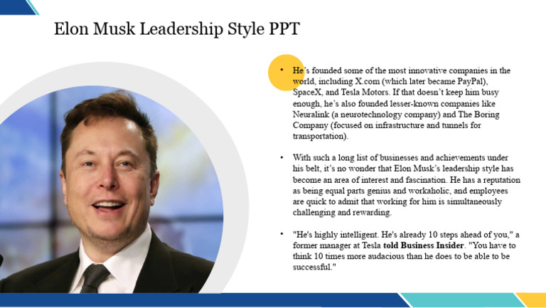 704447-Elon Musk Leadership Style PPT | PDF