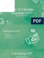 How To Calculate Australian GST?