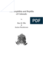 The Amphibia And Reptilia Of Colorado