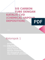 Sintesis Carbon Nanotube Dengan Katalis CVD