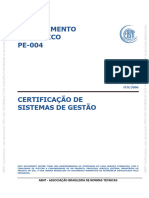 Pe-004.32 - Certificacao de Sistema de Gestao