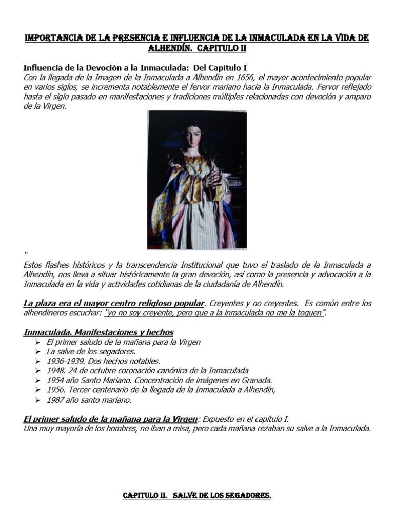 Salve de los Segadores en Alhendín | PDF | María, madre de Jesús ...
