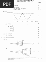 AL 2001 Physics Marking Scheme | PDF