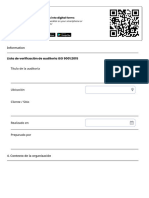 Plantilla de Auditoría ISO 9001 - 2015 - SafetyCulture